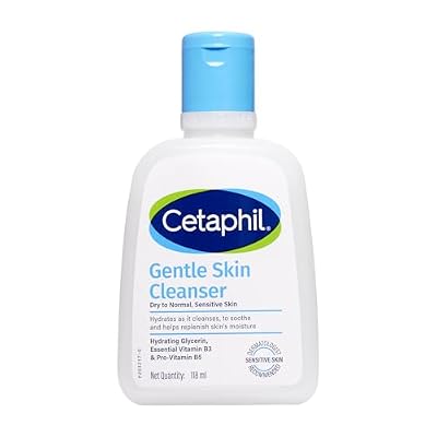 Cetaphil Gentle Skin Hydrating Face Wash 118ml – Paraben & Sulphate Free with Niacinamide & Vitamin B5