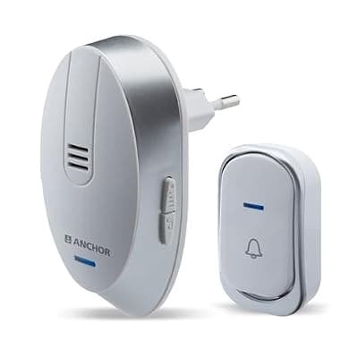 Anchor Panasonic Wireless Doorbell – 45 Melodies, 120 m Range
