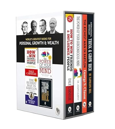 World’s Greatest Personal Growth &amp; Wealth Boxset – 4 Premium Paperbacks (Think &amp; Grow Rich, Power of Your Subconscious Mind, etc.)