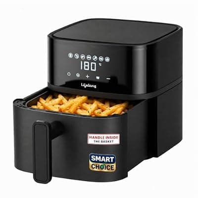 Lifelong Smartchoice 4.2L Digital Air Fryer | 1200W Rapid Air Tech & Food-Grade Non-Toxic Basket