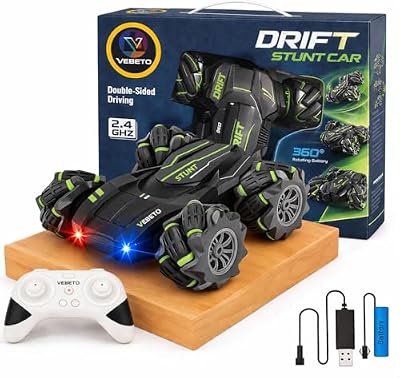 VEBETO 4x4 Remote Control Drift Stunt Car with RGB Lights