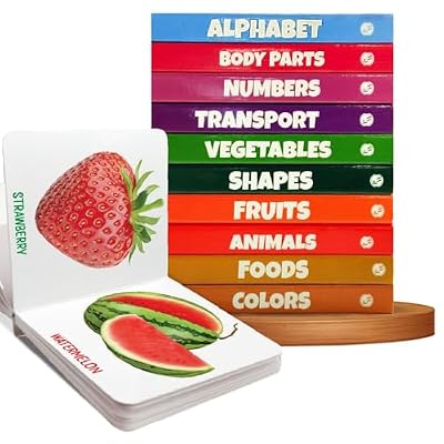 PW My First Library Set of 10 Board Books for Kids – Alphabets, Numbers & Body Parts (Ages 1‑3)