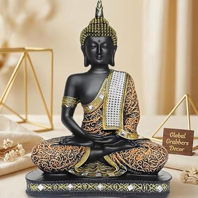 Limited Edition 25cm Meditating Sitting Buddha Idol Statue