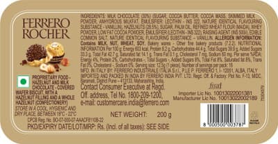 Ferrero Rocher Milk Chocolate Truffles Gift Pack – Premium Assorted Chocolates thumbnail 3