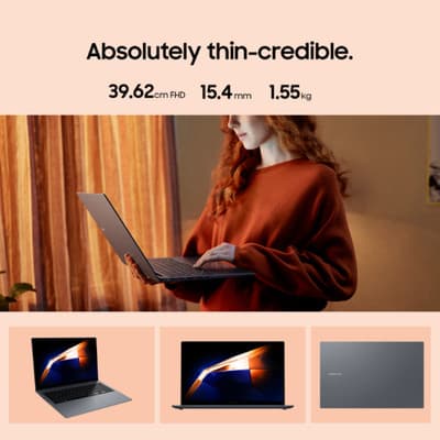 Samsung Galaxy Book4 Metal Laptop – Intel Core i3 13th Gen, 8 GB RAM, 512 GB SSD, Windows 11 Home thumbnail 3