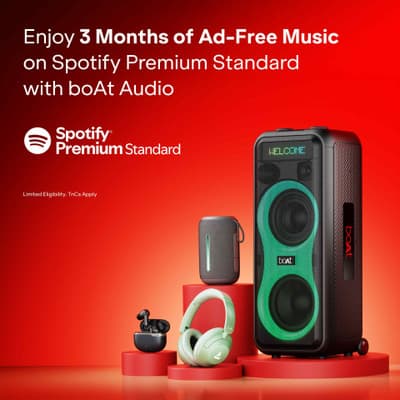 boAt Rockerz 110 Wireless Earphones – 40 Hrs Playback, ENx Tech & Beast Mode thumbnail 3
