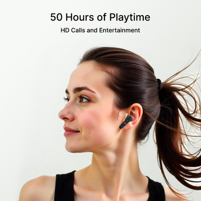 PTron Vibe True Wireless Earbuds – 50 hrs Playtime, 13mm Drivers, BT5.3, Clear Calls thumbnail 3