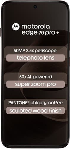 MOTOROLA Edge 70 Pro+ (Sculpted Wood PANTONE Chicory Coffee, 256 GB) thumbnail 2
