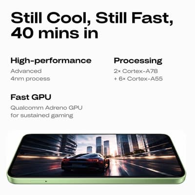Mivi One 5G Smartphone – 8GB RAM, 128GB Storage, 6000mAh Battery, 50MP Camera – Green thumbnail 3