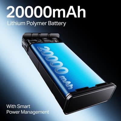 boAt 20,000mAh 22.5W Slim Power Bank thumbnail 3