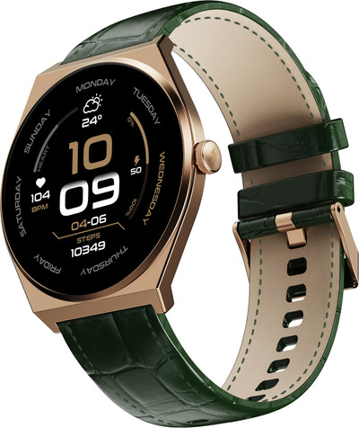 Fire-Boltt Legacy Nova 1.43 inch Ultra Slim AMOLED Wireless Charging Rotating Crown BT Call Smartwatch