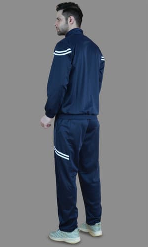 Shiv Naresh Men's Solid Track Suit – Classic Fit thumbnail 2
