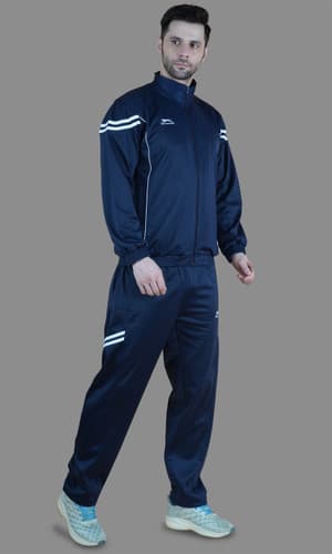Shiv Naresh Men's Solid Track Suit – Classic Fit thumbnail 3