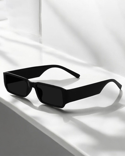 FUNGLASSES Unisex Rectangle Sunglasses with UV Protection