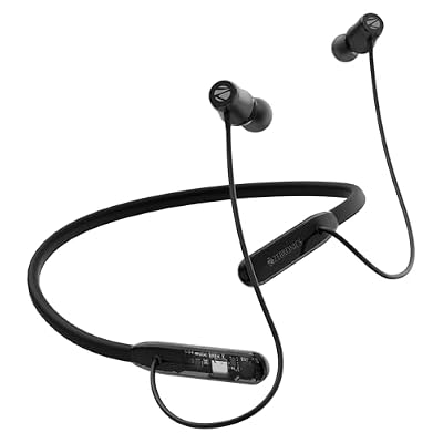 ZEBRONICS RAGA F1 In-Ear Bluetooth Neckband – 40h Playback, ENC, Dual Pairing, MagSnap