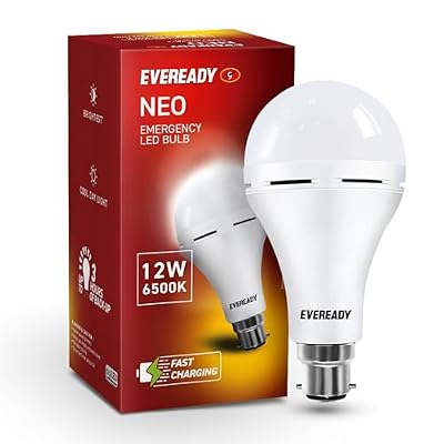 EVEREADY 12W Emergency Inverter LED Bulb – Cool Daylight 6500K