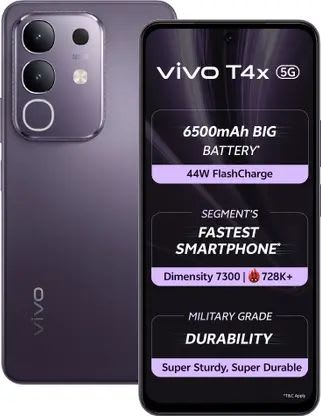 vivo T4x 5G (Pronto Purple, 128 GB) (6 GB RAM)