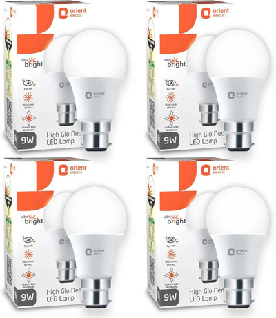 Orient Electric 9W Basic Round B22 LED Bulb – Energy Efficient Lighting