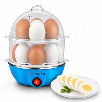 Longway Eggo 350W Multi-Function Egg Boiler & Steamer