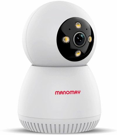 CCTV Camera 3MP WiFi Pan‑Tilt Full‑View Smart