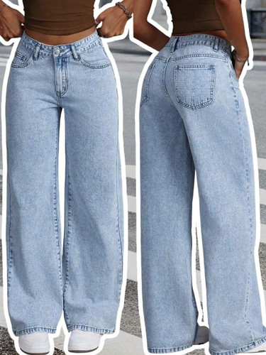 R.Code by The Roadster Life Co. Women's Straight Fit Light Blue Jeans