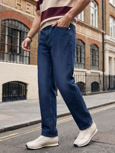 Urbano Fashion Relaxed Fit Dark Blue Men Jeans