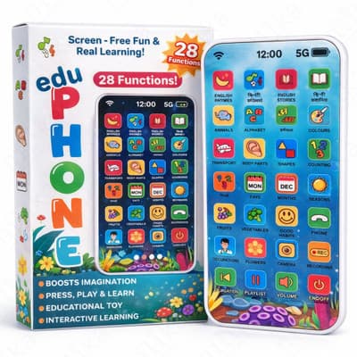 Nilika Rechargeable Educational Mobile Phone Toy for Kids β Music & Lights