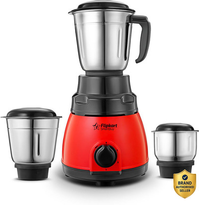 Flipkart SmartBuy Redzo 500W Juicer Mixer Grinder – 3‑Jar Set, Powerful Blending