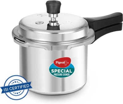 Pigeon 3L Induction Bottom Pressure Cooker with Outer Lid
