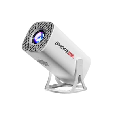 Shopexo S40 Pro Portable 4K Android Projector with Wi‑Fi 6 & 6000 lm