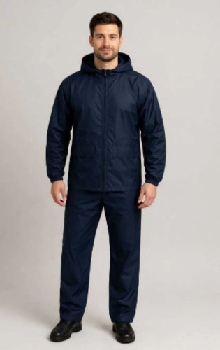 Tritika Solid Men Raincoat, Stylish and Waterproof