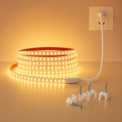 Refulgix 1200 LEDs 5m Warm White Rice Light Strip