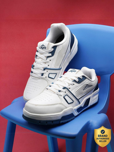 JQR ZYLON Sneakers For Men (White & Grey)