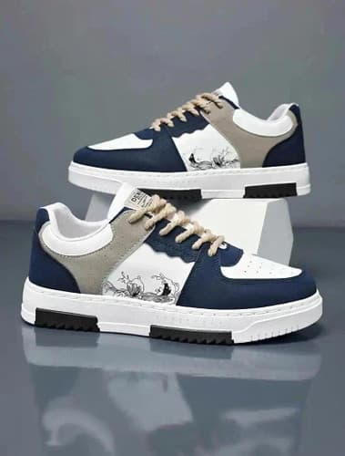 Echor Casual White Sneakers for Men